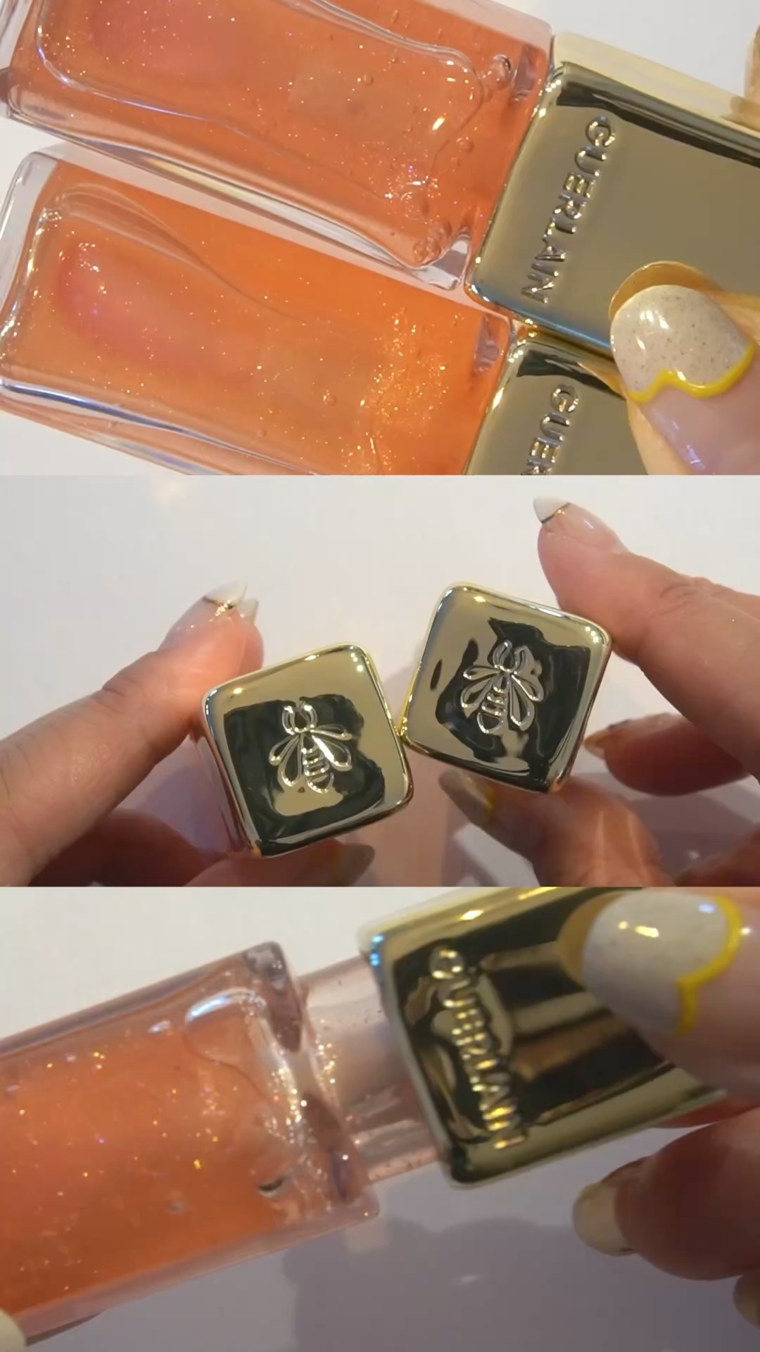 キスキス ビー グロウ オイル/GUERLAIN/リップグロスを使ったクチコミ（1枚目）