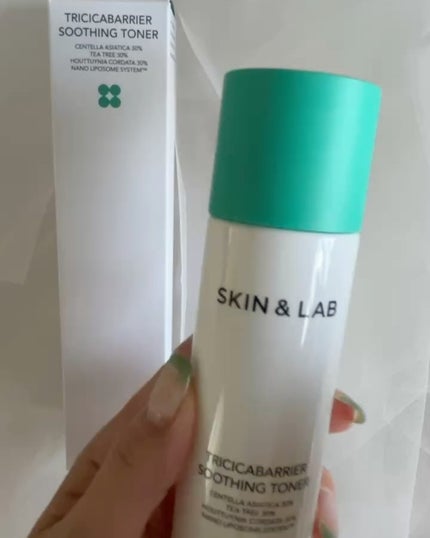 トリシカバリアスージングトナー/SKIN&LAB/化粧水を使ったクチコミ(2枚目)