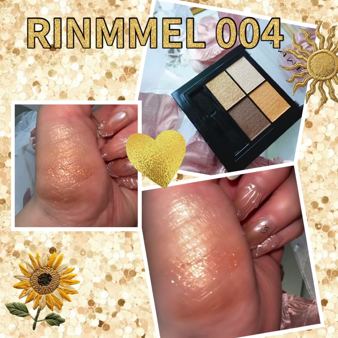 ワンダー エバー アイシャドウ 004　シャイニングオレンジ/リンメル ロンドン/アイシャドウパレットを使ったクチコミ（1枚目）