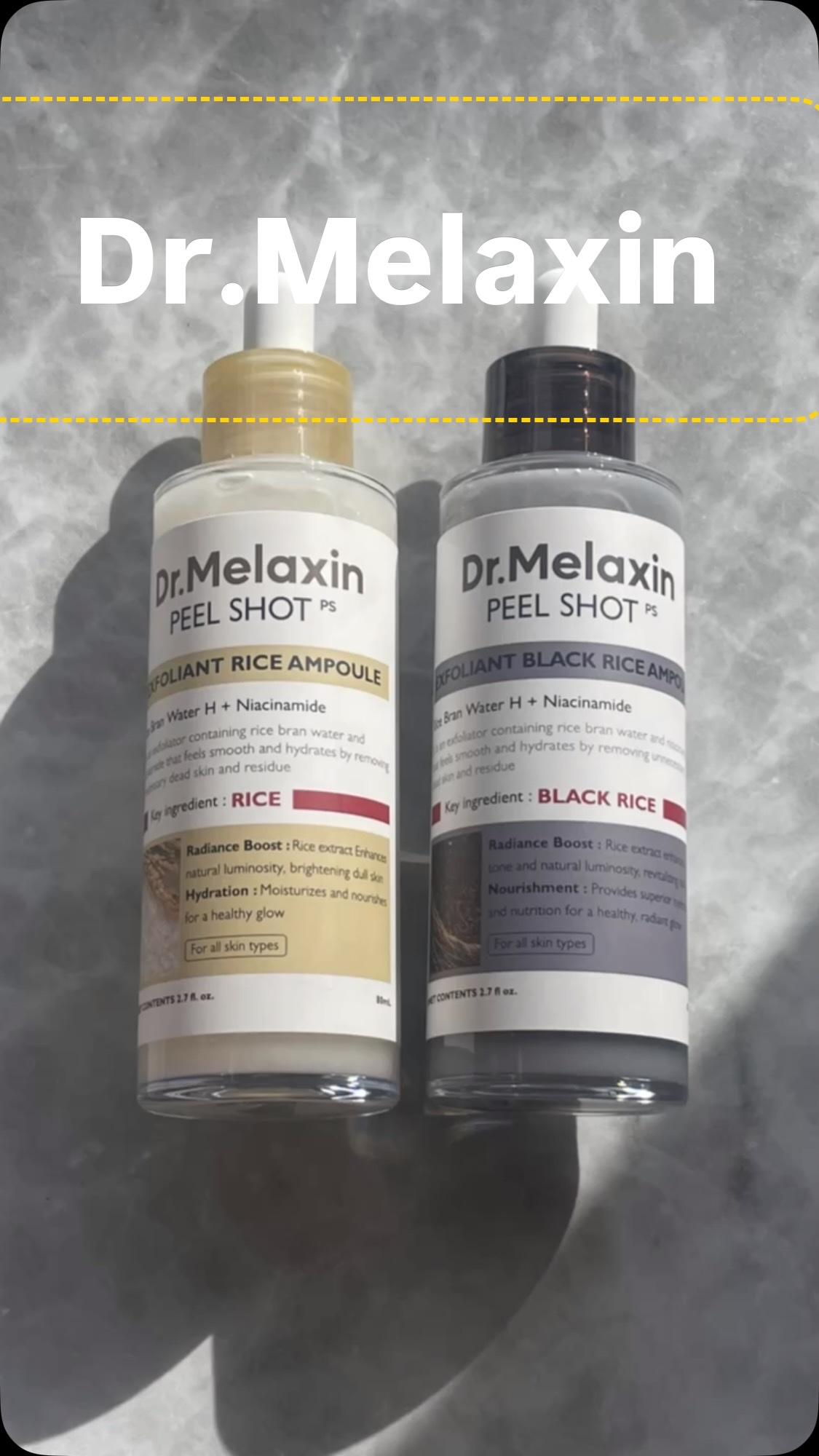 黒米ピールショットゴマージュアンプル/Dr.Melaxin/美容液の人気ショート動画