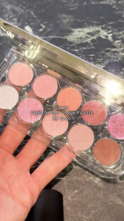 ライト オン アイズ シャドウ パレット/Lummir/アイシャドウパレットの人気ショート動画