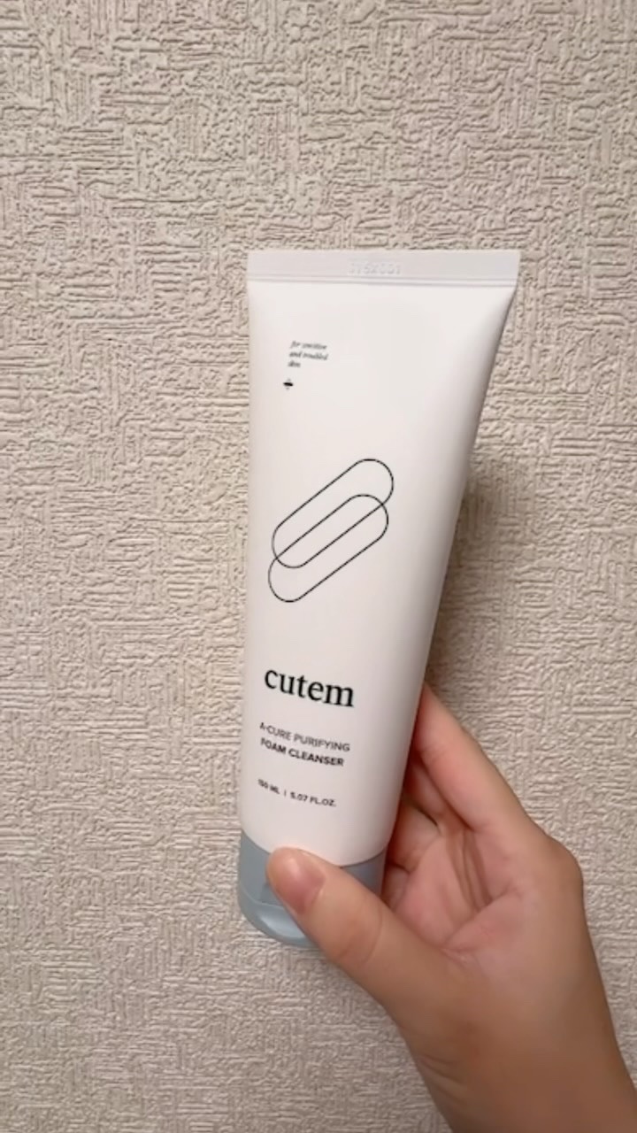 エーキュアピュリファイングフォームクレンザー/cutem/洗顔フォームの動画クチコミ2つ目