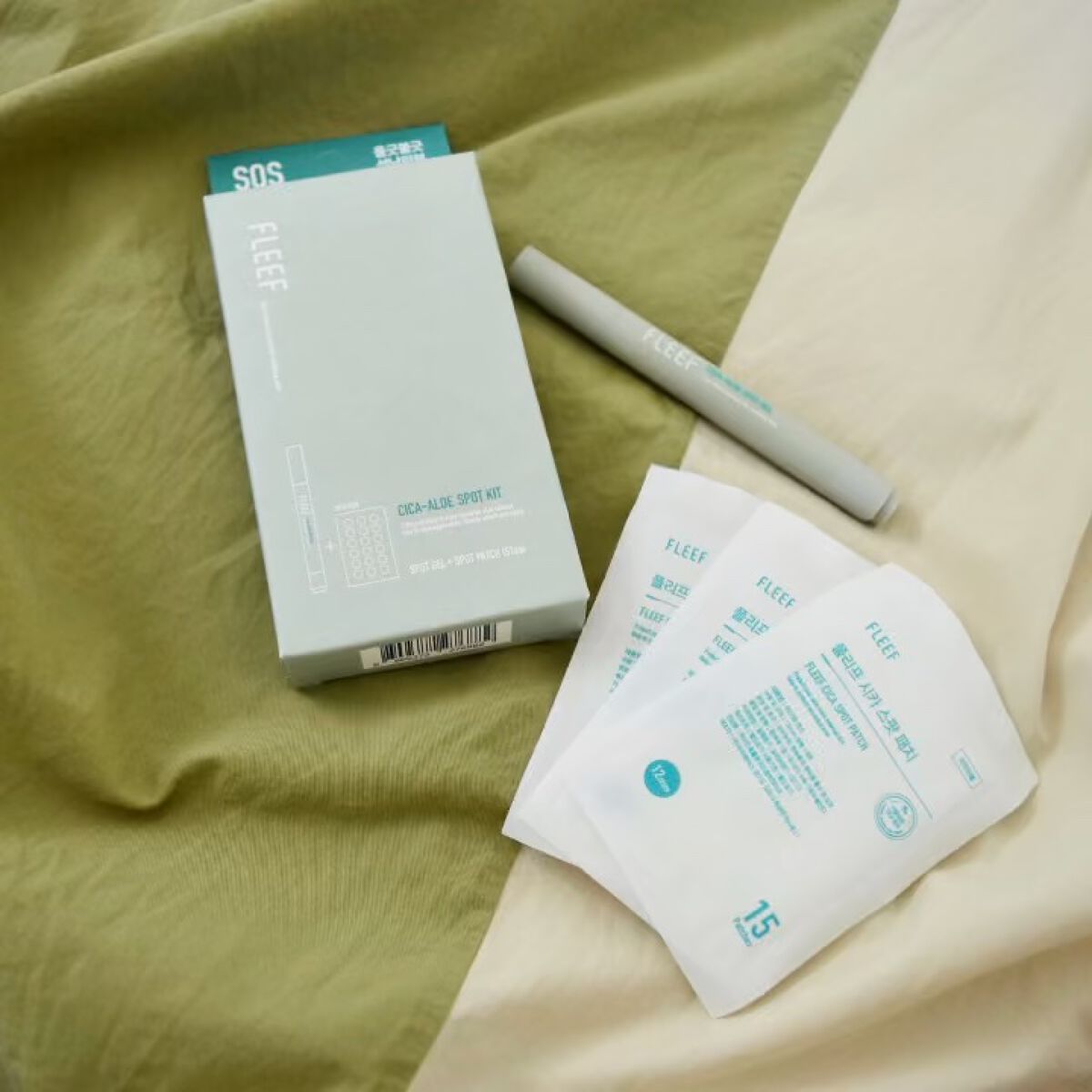 シカアロエスポットキット/FlEEF/にきびパッチを使ったクチコミ（1枚目）
