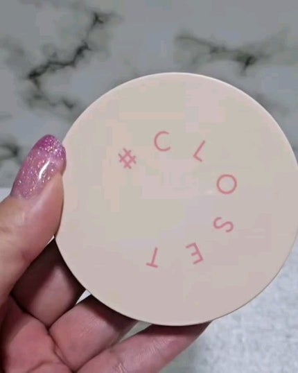 イージーグロウパウダー/#CLOSET/プレストパウダーの動画クチコミ2つ目