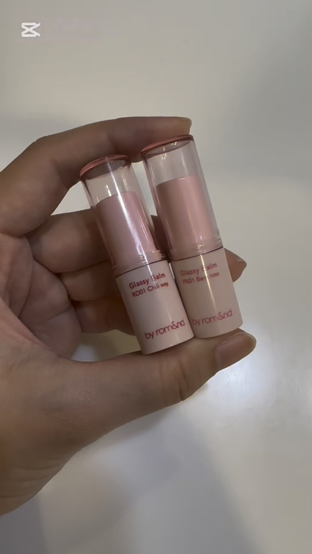 アンドバイロムアンド グラッシーバーム/&nd by rom&nd/口紅を使ったクチコミ（1枚目）