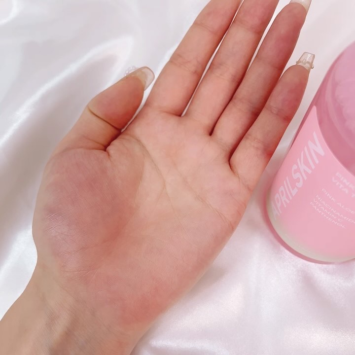 ピンクアロエメレンゲクレンザー/APRILSKIN/その他洗顔料を使ったクチコミ（3枚目）