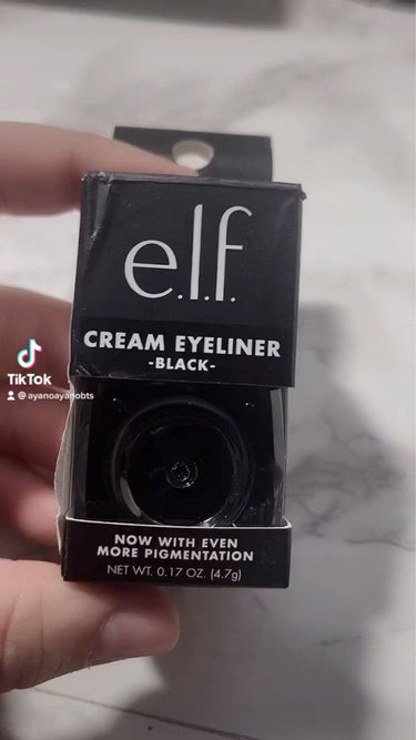 クリームアイライナー/e.l.f. Cosmetics/ジェルアイライナーを使ったクチコミ（1枚目）