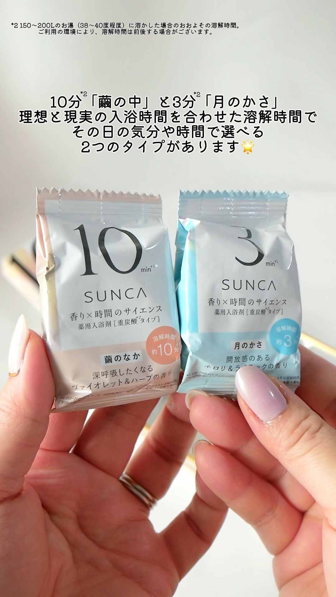 [医薬部外品] SUNCA 入浴剤 アソート/SUNCA/炭酸系入浴剤を使ったクチコミ（1枚目）