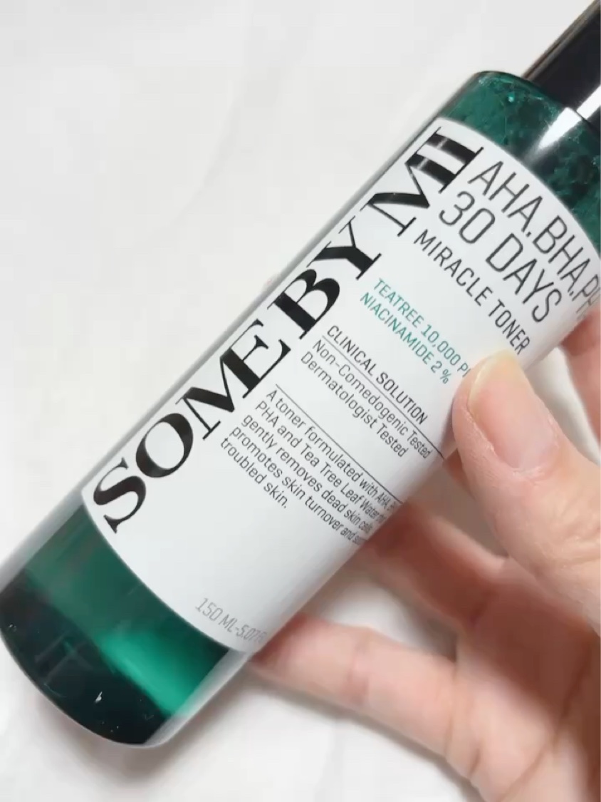 SOME BY MI AHA·BHA·PHA 30デイズミラクルトナーのクチコミ「@somebymi.official_jp 様より
ご提供頂きました。

ニキビ肌必見！
さら.....」（3枚目）