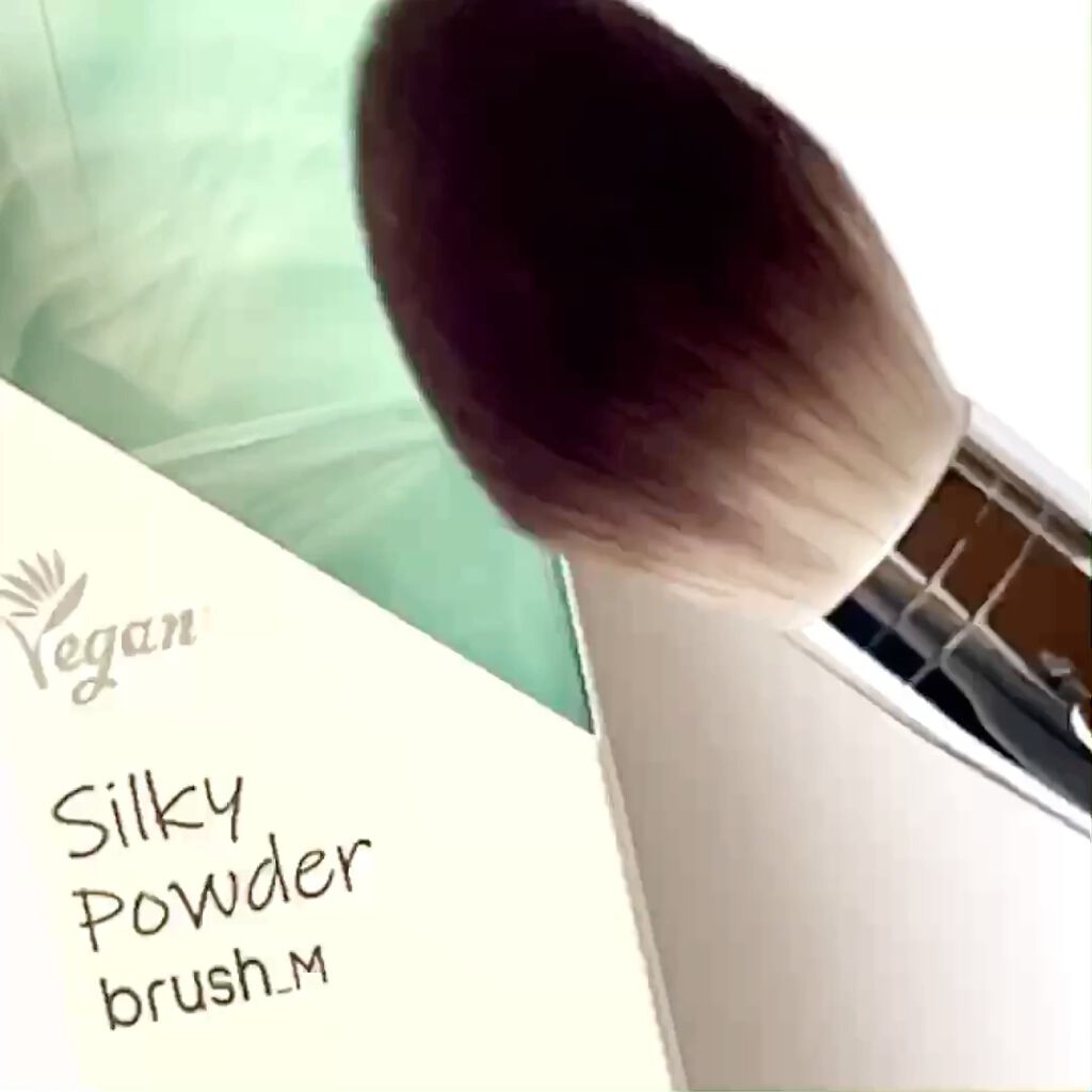 Sシルキーパウダーブラシ (M)882/fillimilli/メイクブラシを使ったクチコミ（3枚目）