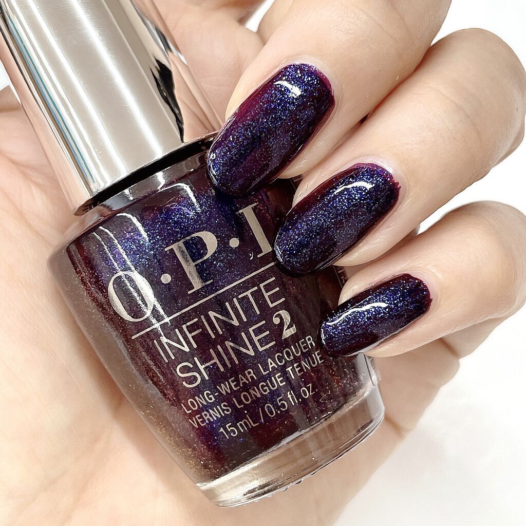 🔹🔸秋の新色速報🔸🔹
OPI 2021 Downtown LA コレクション
ISL LA10 Abstract After Dark

宇宙銀河のようなイメージの深いパープル。濃い紫の中に、ブルーの細かなラメが入って、ギラギラと光