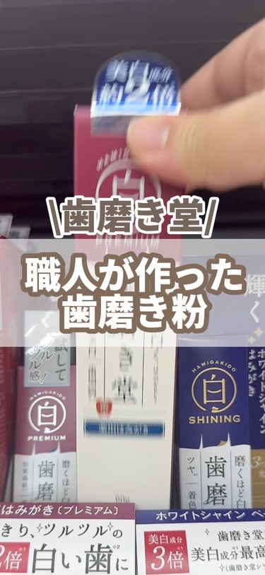 熟練の職人が作った歯磨き粉知ってる？
プレミアムタイプはなんと美白成分2倍配合*1✨
毎日使いたくなる優しい使用感◎

*1 清掃助剤：リン酸三カルシウム、ヒドロキシアパタイト、ケイ酸カルシウム　薬用歯