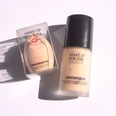 MAKE UP FOR EVER ウォータートーンスポンジのクチコミ「MAKE UP FOR EVER ﻿
WATERTONE FOUNDATION﻿
﻿
今日は3.....」（3枚目）