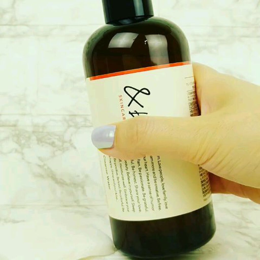 クリアクレンズウォーター N/＆be/クレンジングウォーターを使ったクチコミ（1枚目）