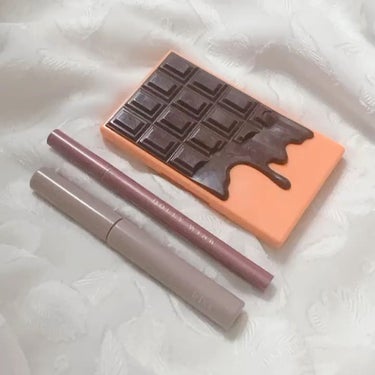 ミニチョコレートアイシャドウパレット チョコオレンジ/MAKEUP REVOLUTION/アイシャドウパレットを使ったクチコミ（1枚目）