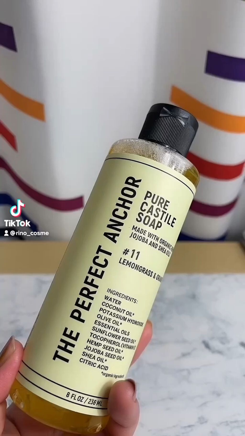 ザ・パーフェクトアンカー レモングラス＆オレンジ #11/THE PERFECT ANCHOR/ボディソープの動画クチコミ4つ目