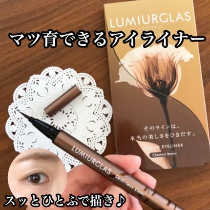 スキルレスライナー/LUMIURGLAS/リキッドアイライナーを使ったクチコミ(1枚目)