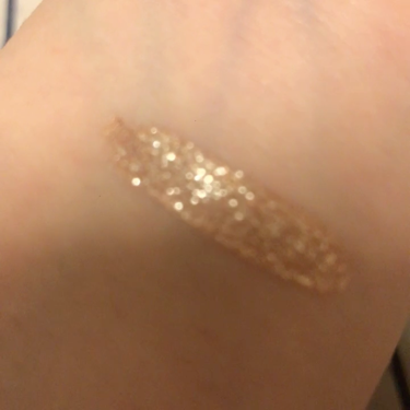 グリッター&グロウ リキッドアイシャドウ/stila/グリッターを使ったクチコミ（2枚目）