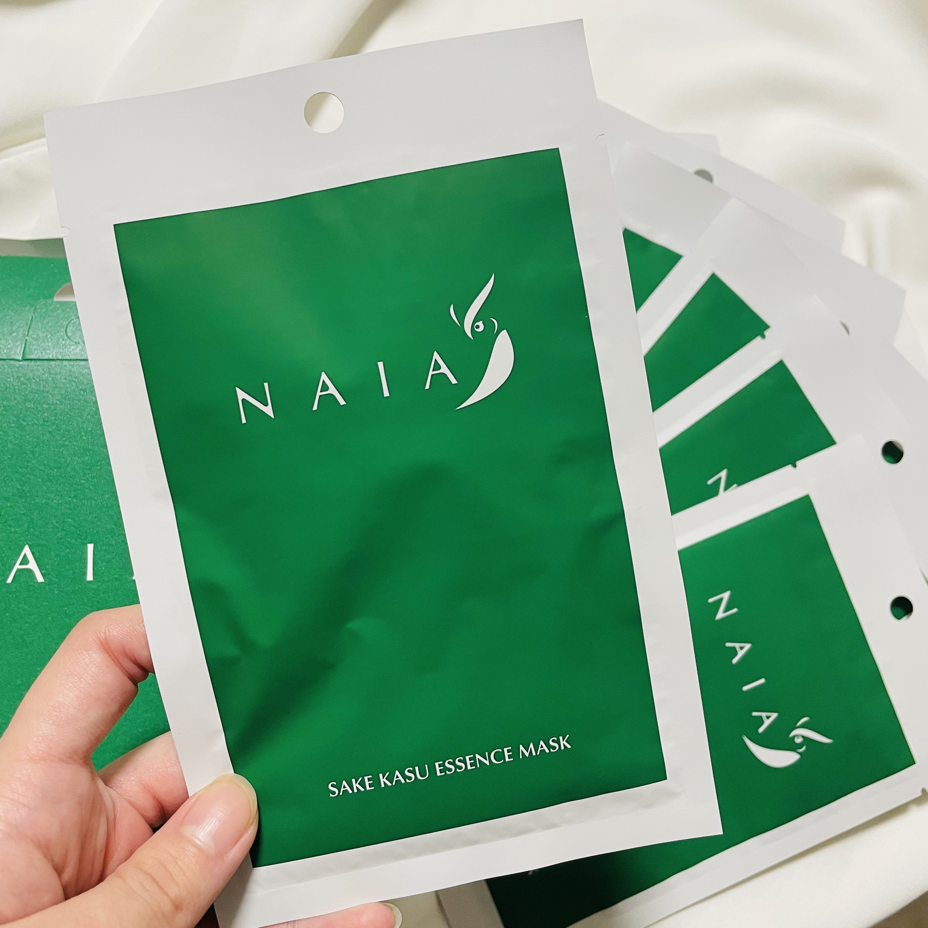 酒粕フェイスマスク 7枚入り（個包装）/NAIA/シートマスク・パックの動画クチコミ2つ目
