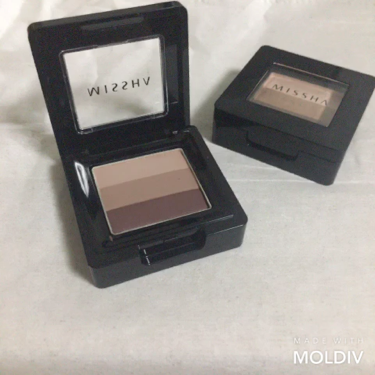 トリプルシャドウ/MISSHA/アイシャドウパレットを使ったクチコミ（3枚目）
