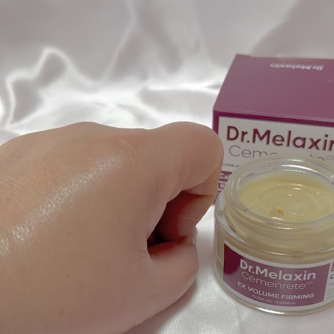 Cemenrete Calcium Intense Cream/Dr.Melaxin/フェイスクリームを使ったクチコミ（2枚目）