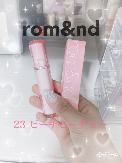 ザ ジューシーラスティングティント/rom&nd/リップティントを使ったクチコミ(1枚目)