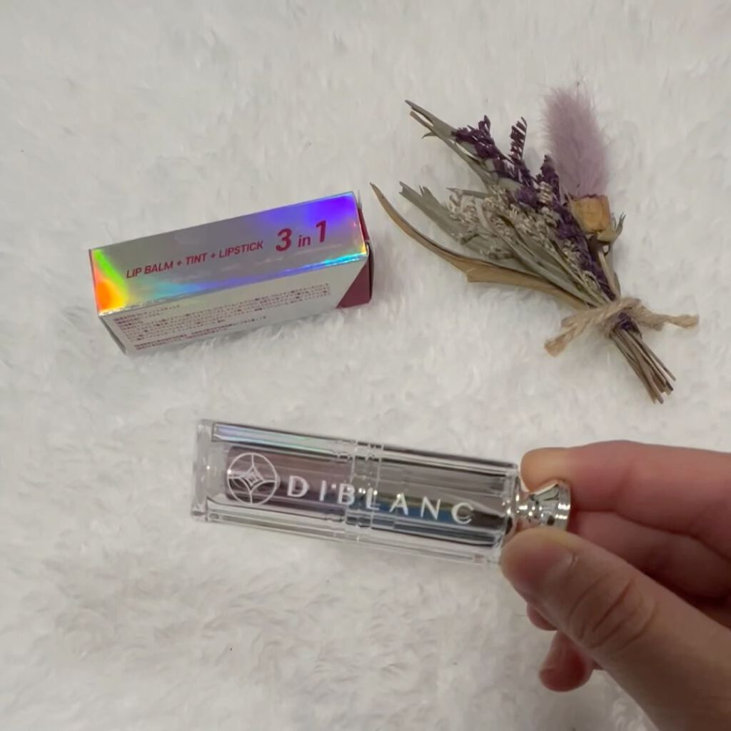  スイートハート ティントスティック/DIBLANC/リップティントを使ったクチコミ（2枚目）