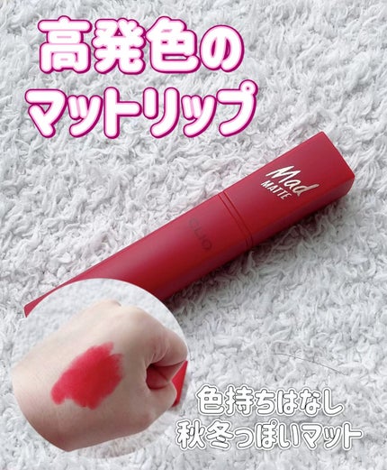 マッド マット ステイン リップ/CLIO/口紅を使ったクチコミ(1枚目)