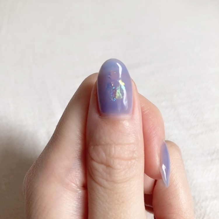 ネイルホイル/セリア/ネイルシールを使ったクチコミ（2枚目）