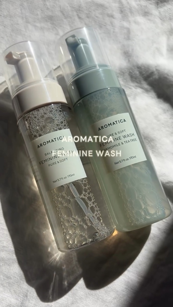 ピュア＆ソフトデリケートゾーンソープカモミール＆ティーツリー/AROMATICA/デリケートゾーンケアの人気ショート動画