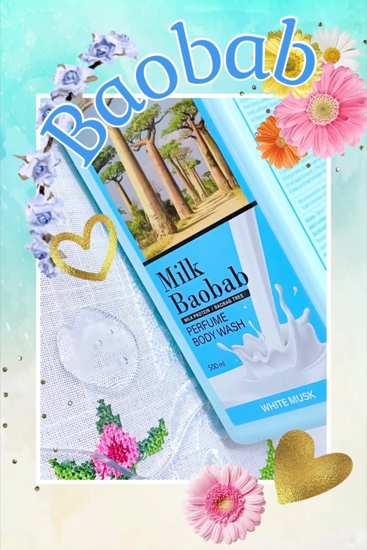ミルクバオバブ パフュームボディウォッシュ ホワイトムスク/ミルクバオバブ/ボディソープを使ったクチコミ（2枚目）