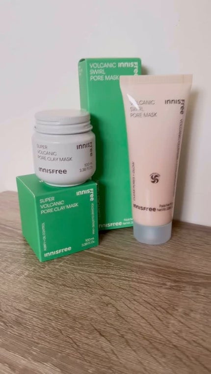 スーパーヴォルカニック ポア クレイマスク/innisfree/洗い流すパック・マスクの人気ショート動画
