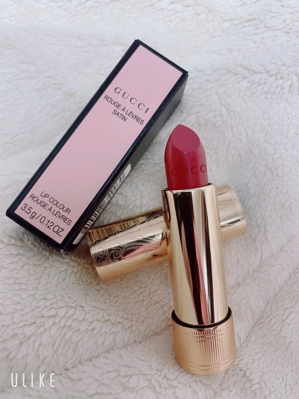 グッチ ルージュ ア レーヴル サタン/GUCCI beauty/口紅の動画クチコミ1つ目