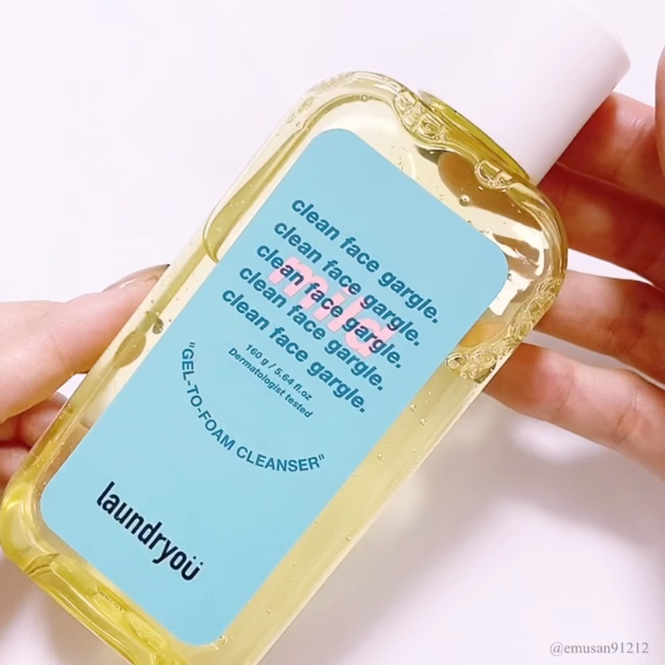 clean face gargle gel foam cleanser/laundryou/その他洗顔料の動画クチコミ1つ目