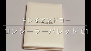 Kirei&co. トーンアップ＆カバー コンシーラーパレットのクチコミ「#Kirei&co.
トーンアップ＆カバー コンシーラーパレット02ナチュラル 
¥550(税.....」（1枚目）