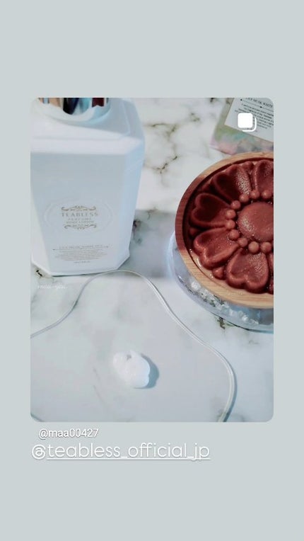 パフュームボディローション リリィムスクホワイトティー/TEABLESS/ボディローションの人気ショート動画