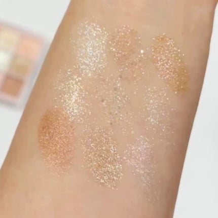 グリッターペディアアイパレット/unleashia/アイシャドウパレットを使ったクチコミ(4枚目)