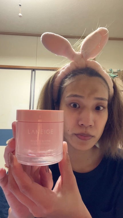 バウンシースリーピングマスク/LANEIGE/フェイスクリームの人気ショート動画