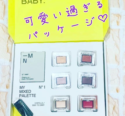 MY MIXED PALETTE 6色カスタムパレット/MN/マルチパレットの人気ショート動画