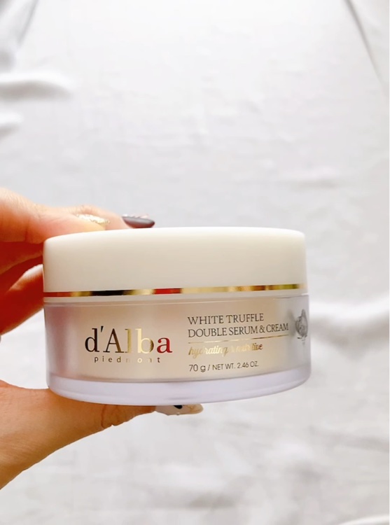 ホワイトトリュフダブルセラムアンドクリーム/ダルバ/フェイスクリームを使ったクチコミ（3枚目）