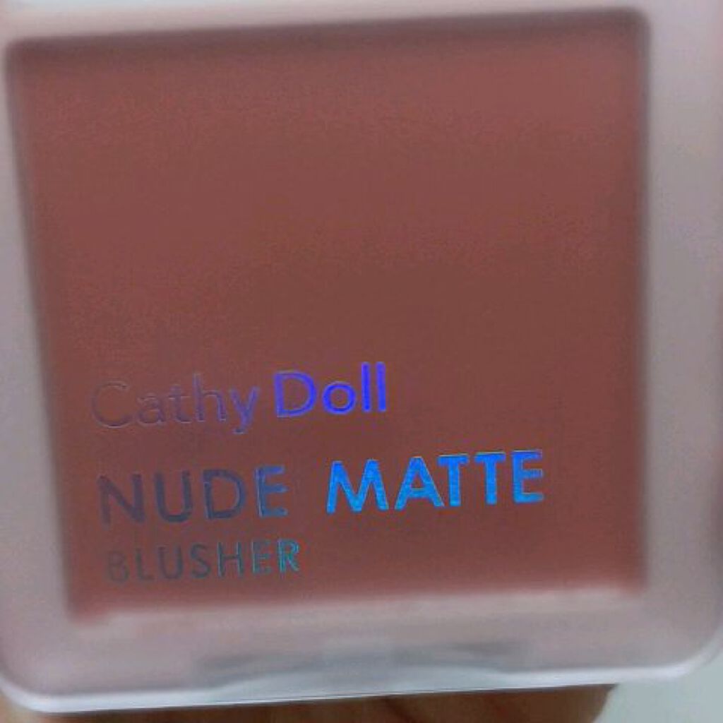 ヌードマットブラッシャー/CathyDoll/パウダーチークの動画クチコミ1つ目