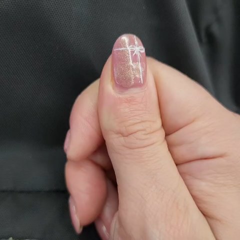 ネイルシール/セリア/ネイルシールを使ったクチコミ（3枚目）