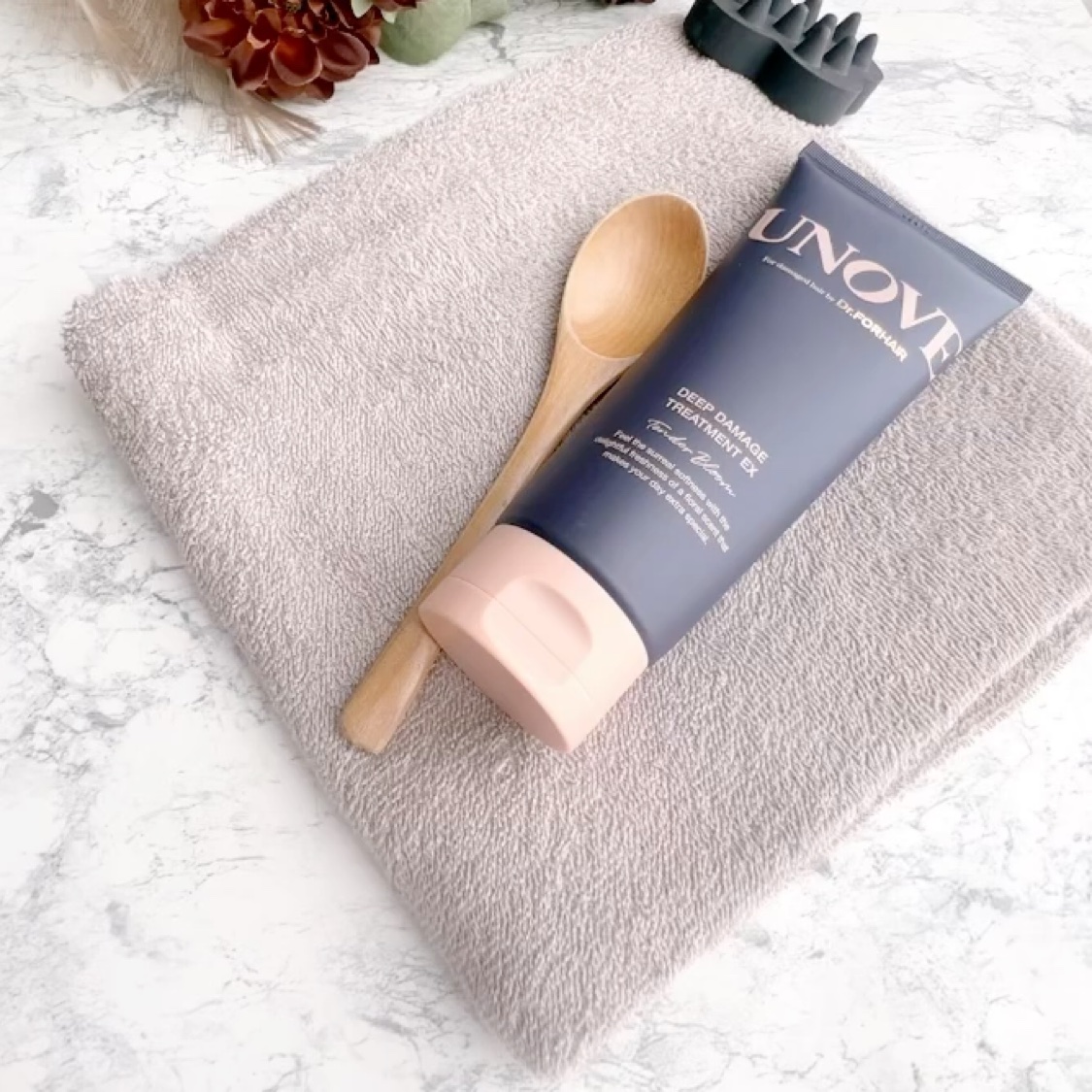 ディープダメージトリートメントEX/UNOVE/洗い流すヘアトリートメントを使ったクチコミ（2枚目）