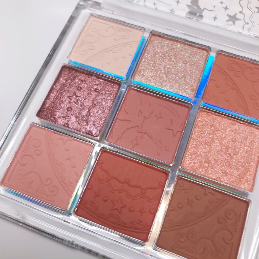 クォーツ 9色アイシャドウパレット(ドリームランドアイシャドウ)/ZEESEA/アイシャドウパレットを使ったクチコミ（3枚目）