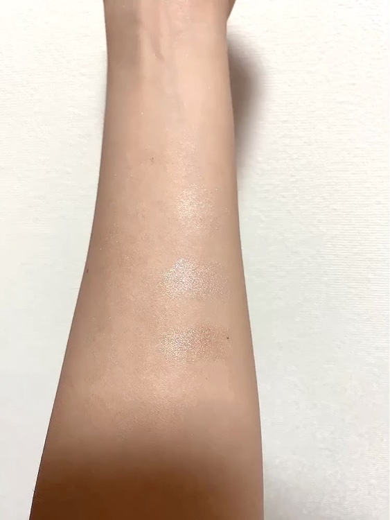 むにゅっとハイライター/キャンメイク/クリームハイライトを使ったクチコミ（3枚目）