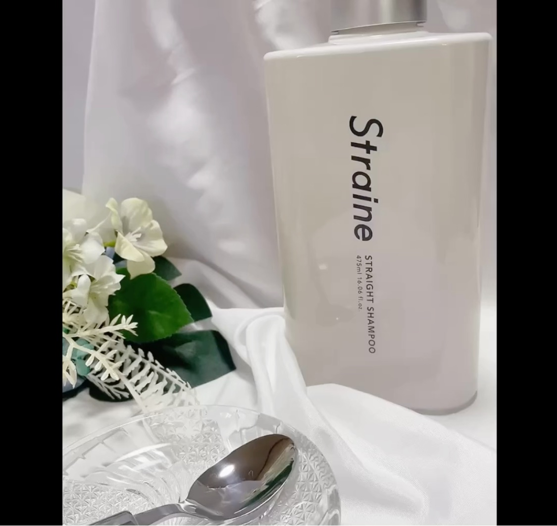 ストレートシャンプー/ストレートトリートメント ホワイトブロッサムの香り/Straine/市販シャンプーを使ったクチコミ（2枚目）