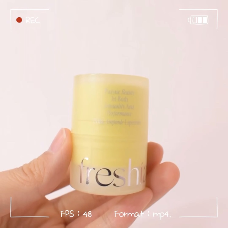 ビターアンプルリップセリン/freshian/リップクリームの動画クチコミ1つ目