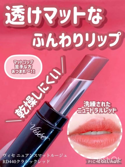 ニュアンス マット ルージュ/Visée/口紅の人気ショート動画
