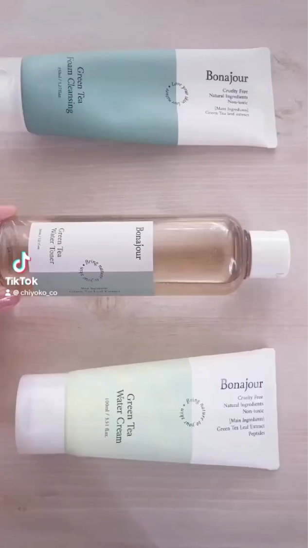 グリーンティーウォーターボム/Bonajour/フェイスクリームを使ったクチコミ（1枚目）