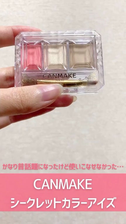 シークレットカラーアイズ/キャンメイク/アイシャドウパレットを使ったクチコミ(1枚目)